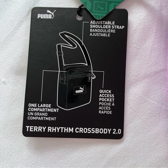 Puma• Purple Terrycloth Rhythm Crossbody 2.0 Bag - Picture 4 of 8